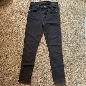Citizens of humanity, size 27, black high waisted skinny jeans